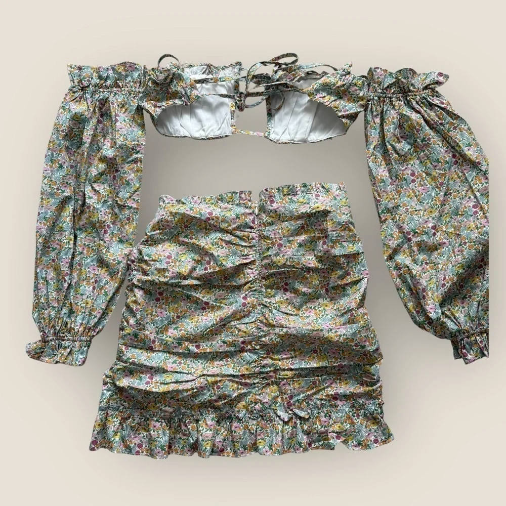 For Love & Lemons - Floral 2-Piece Set – Size M (NWT)